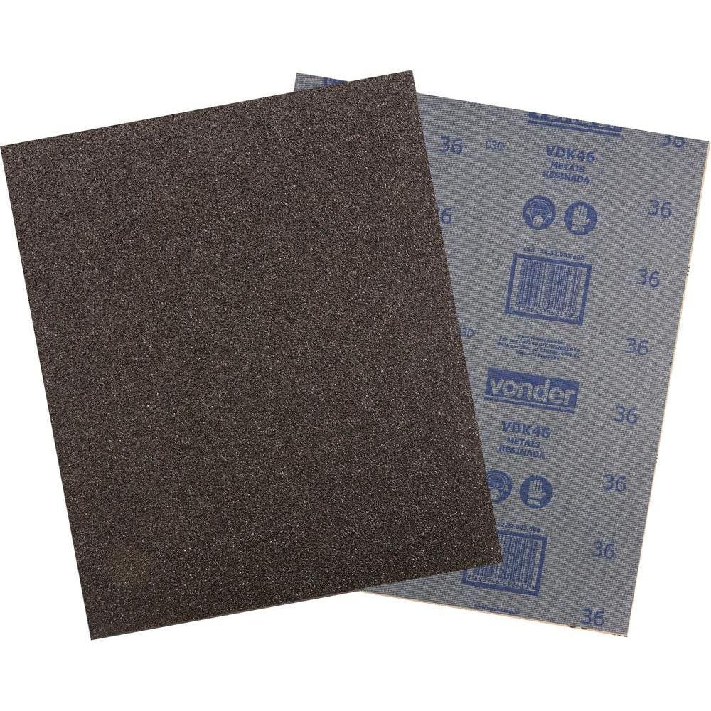 Lixa folha ferro g320 225x275mm vdk-46 com 50 peças - Vonder