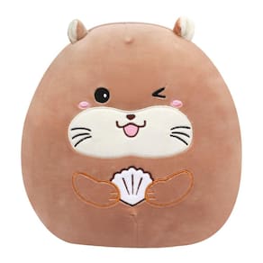 Almofada de pelúcia Mushymallow Otter, bicho de pelúcia de 30 cm para crianças