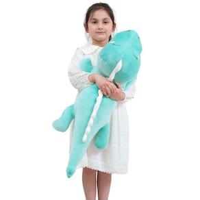 Almofada de pelúcia que abraça dinossauros Kekeso Long Dino Plush 80 cm