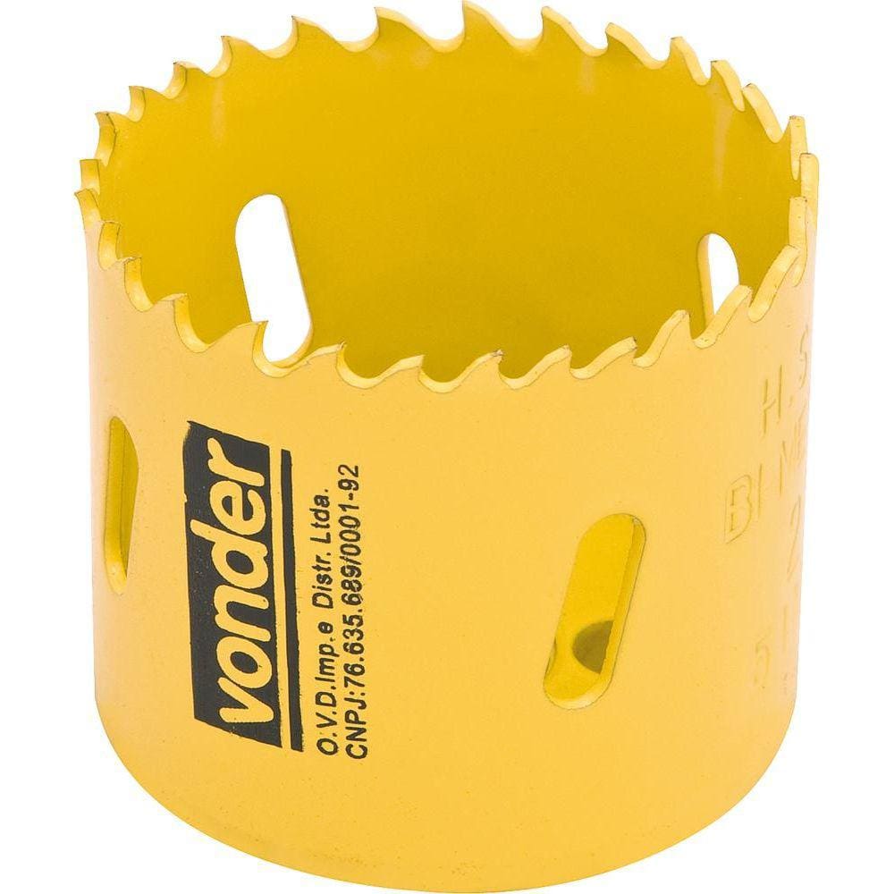 Serra copo aço rápido 64mm bimetálica para metal - Vonder