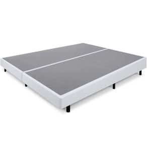 Cama Box Queen Anti Refluxo Branco Inclinada 158x198cm BF Colchões