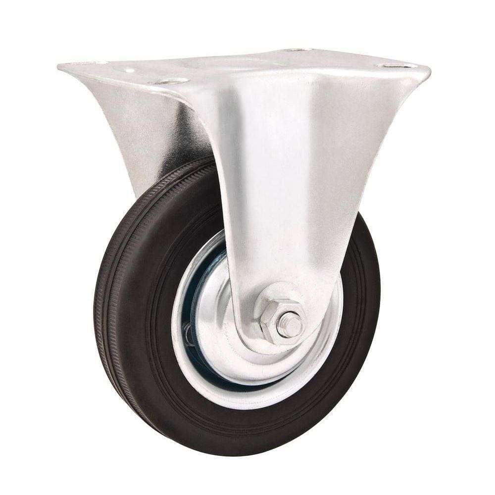 Rodizio fixo 6” leve 130kg núcleo chapa borr. preta Vonder