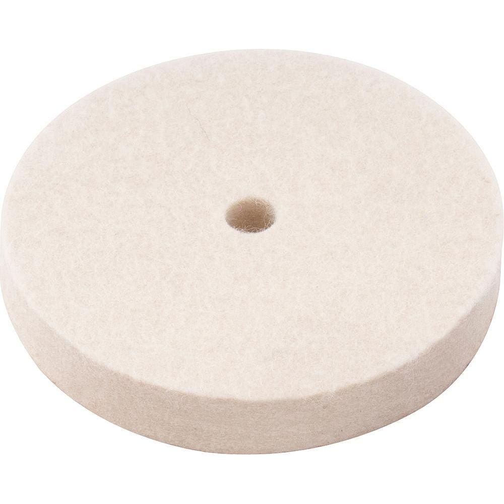 Roda de feltro 4x1/2” furo 10mm para polimento - Vonder