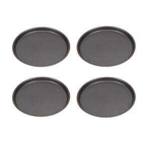 Kit 4 Forma De Pizza Aço Carbono 36Cm Assadeira Antiaderente