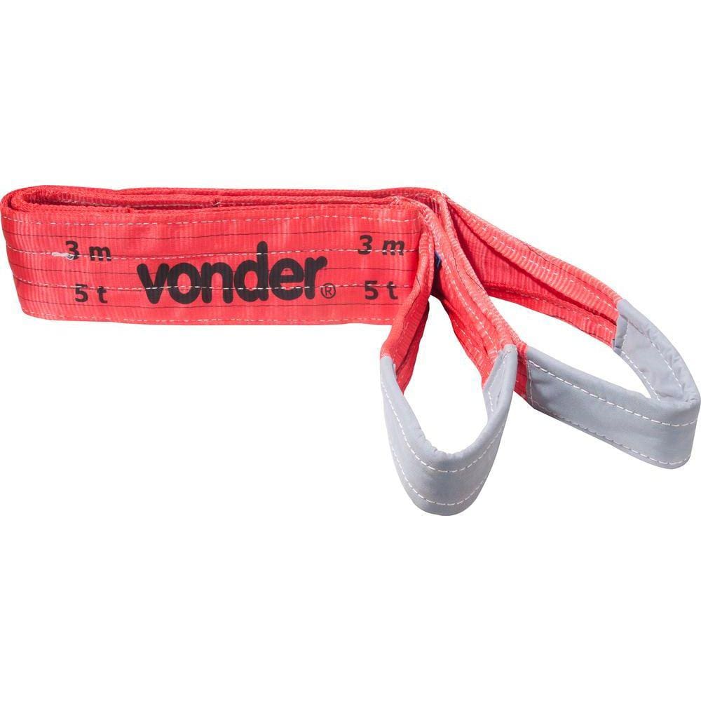 Cinta elevação de carga 5tx3,0m vermelha ce530 - Vonder