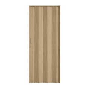 Porta Sanfonada PVC Plastporta 210x84cm Plastporta BCF Carvalho Prata