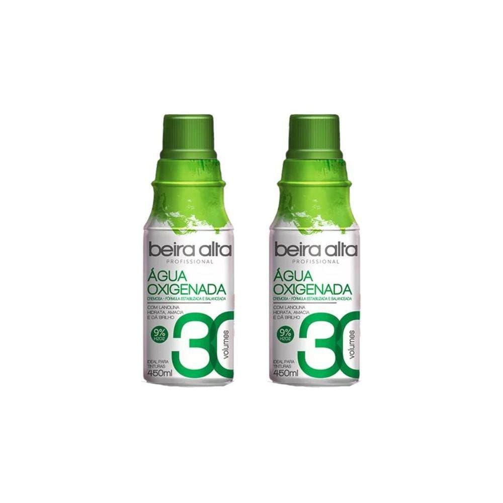 Agua Oxigenada Beira Alta 450Ml 30 Volumes-Kit C/2Un