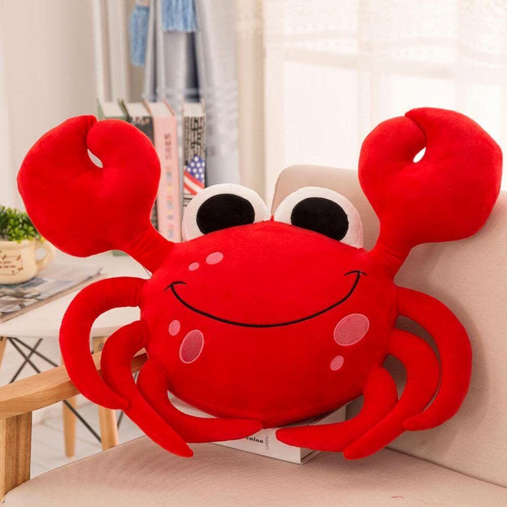Brinquedo de pelúcia XIYUAN Crab 60 cm Super Soft Marine Life Red