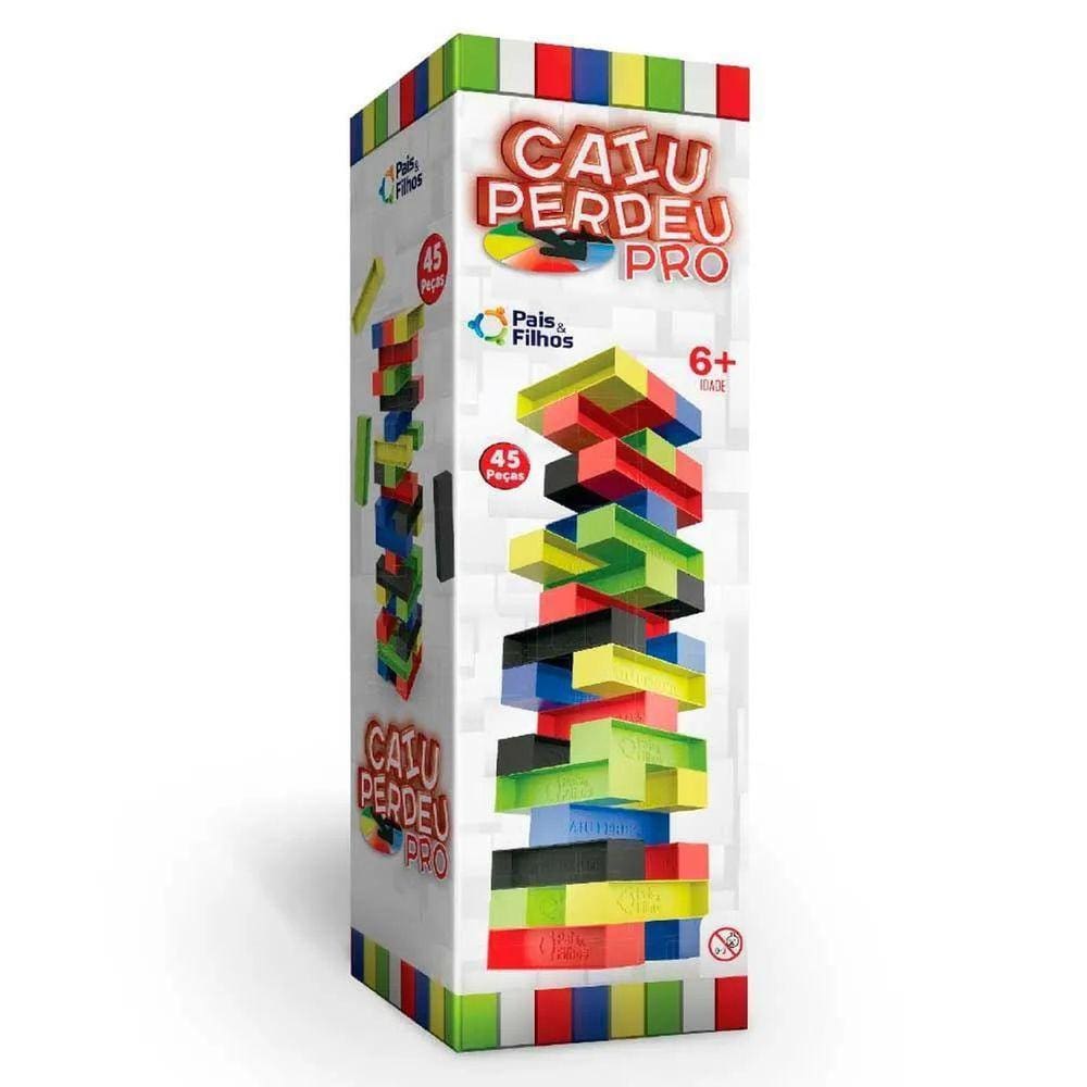 Jogo Interativo Caiu Perdeu Pro 45 Pçs Pais E Filhos 790694