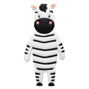 Gancho Adesivo Flexível Modelável Multiuso Bichos Animais Zebra