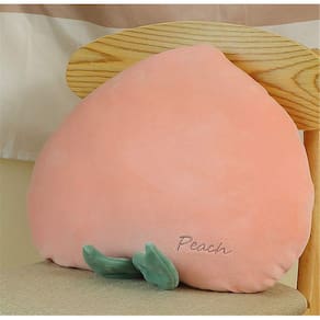 Almofada Skyseen, almofada de frutas em forma de pêssego, pelúcia, 45 cm