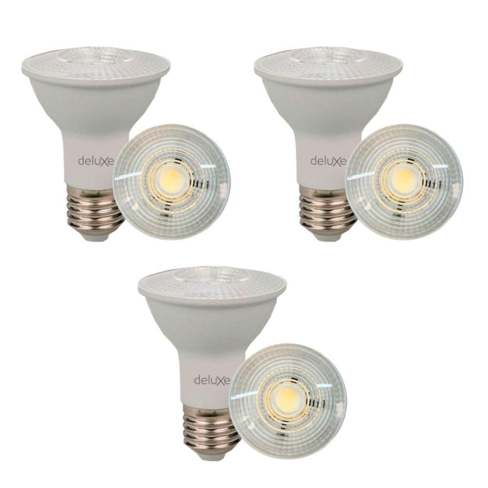 Lâmpada Led Avant Par20 7W 30000K E27 Bivolt 3 Unidades