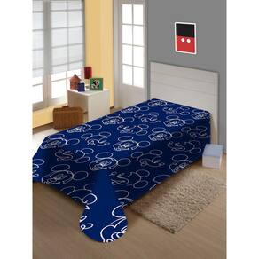 Manta Fun Solteiro Mickey Mouse C/Cinta 150X200M Jolitex