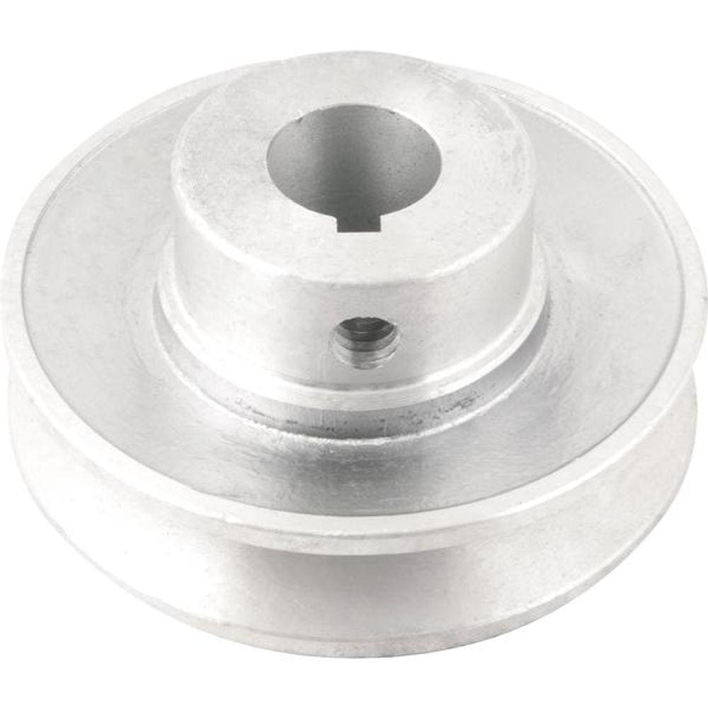 Polia Alumínio 1 Canal Perfil A 80mm com Furo 3/4” - Vonder