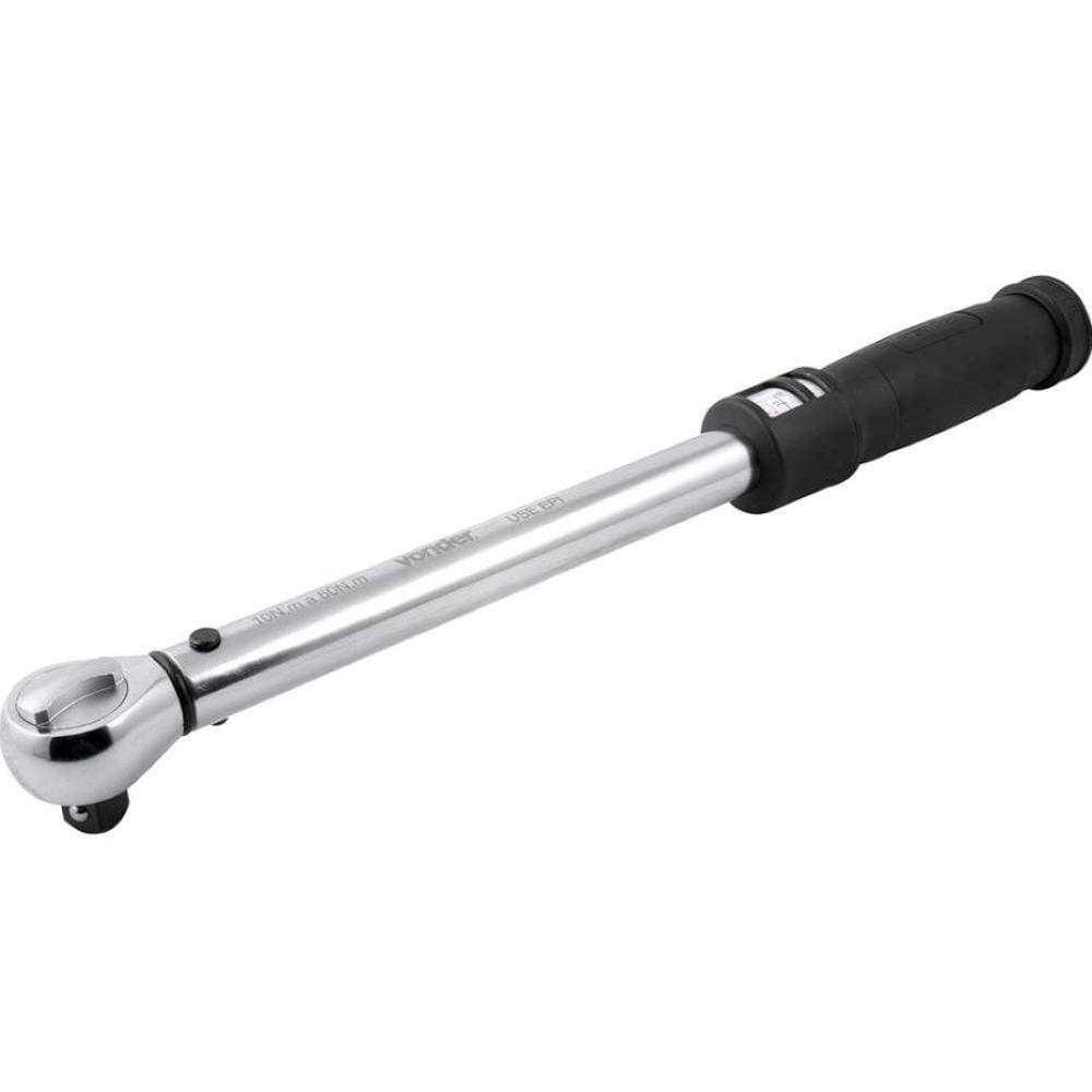 Torquímetro de Estalo Encaixe de 1/2” 10 N.M 60 N.M Vonder