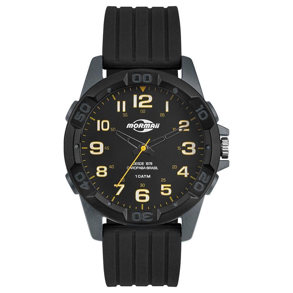 Relógio MORMAII masculino analógico preto MOPC21JAKG/8Y