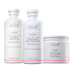 Kit Shampoo, Condicionador e Máscara Keune Care Color Brillianz