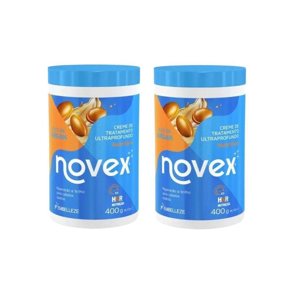 Creme De Tratamento Novex 400G Oleo De Argan - Kit Com 2Un