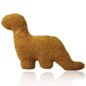 Almofada de brinquedo de pelúcia Dino Nugget Brontosaurus Lamb Curl Style