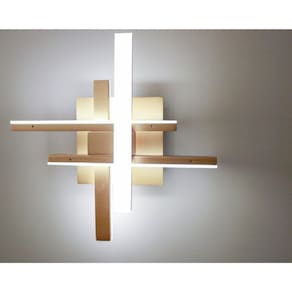 Arandela Tom L26Cm C26Cm A12Cm 1Xled Integrado 20W 3000K 600Lm Ip20 Dourado