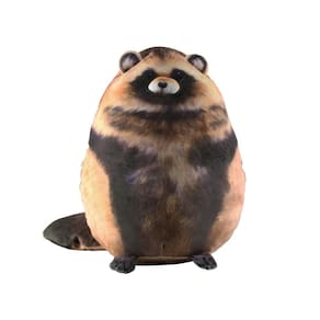 Almofada corporal de pelúcia MerryXD Cat 33cm Soft Steppe & Kitten