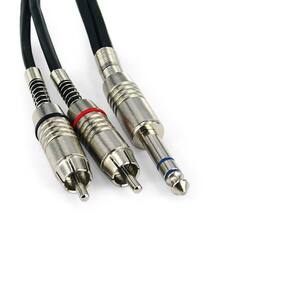 Cabo P10 Estereo Para 2 Rca Macho Santo Angelo - 65 Metros