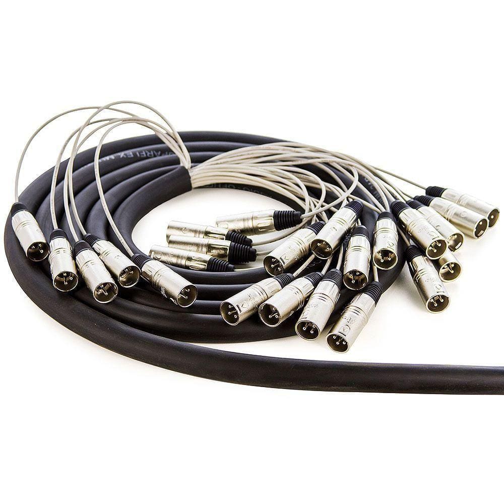 Multicabos Conectores Xlr 24 Vias Santo Angelo - 5 Mt