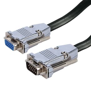 Extensão Vga Blindado Pontas Metálicas - 20 Metros
