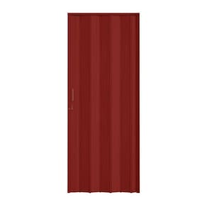 Porta Sanfonada PVC Plastporta 210x72cm Plastporta BCF Mogno