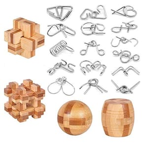 Brain Teaser Puzzle LFLQ Unlock Game IQ Test Toy
