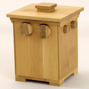 Puzzle Box Bits and Pieces Mini Book Money Box de madeira