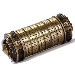 Presente de aniversário Mini Cryptex Lock Da Vinci Code para ela