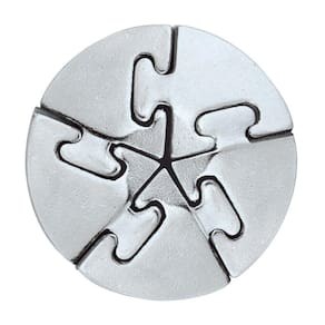 Puzzle BePuzzled Spiral Hanayama Metal Brainteaser Nível 5