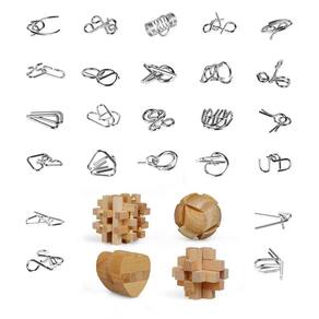 Quebra-cabeças Brain Teaser ActPO Unlock Interlock Game 28 unidades