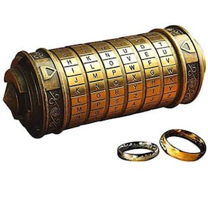 Cryptex Lock WHRMQ O código Mini Da Vinci com acessórios