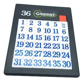 Number Slide Puzzle Brain Teaser IQ Game 35 Number