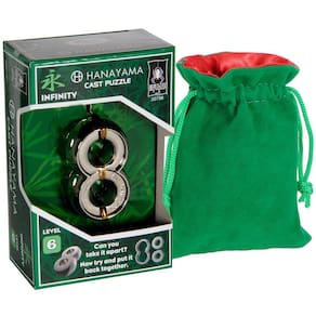 Jogos e quebra-cabeças Puzzle Deluxe Infinity Hanayama com bolsa