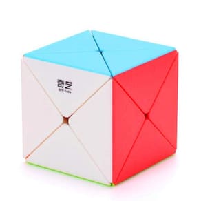 Brinquedo de quebra-cabeça CuberSpeed X Dino Skewb Magic Cube sem adesivo