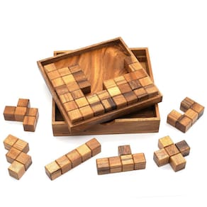 Brinquedo de mesa Pentominoes Board Logic Puzzle BSIRI para crianças e adultos