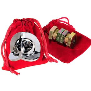 Quebra-cabeças Brain Teaser Hanayama NUTCASE & EQUA com bolsas