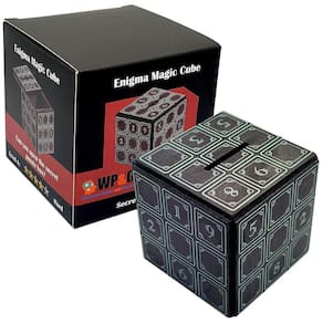 Puzzle Box Enigma Magic Cube Money Porta-presentes de madeira