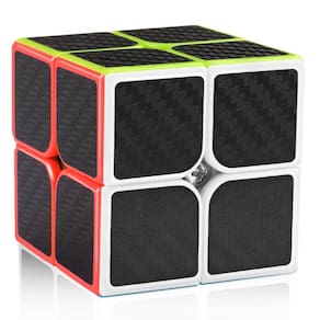 Puzzle Toy D-fantix Carbon Fiber 2x2 Speed Cube para crianças