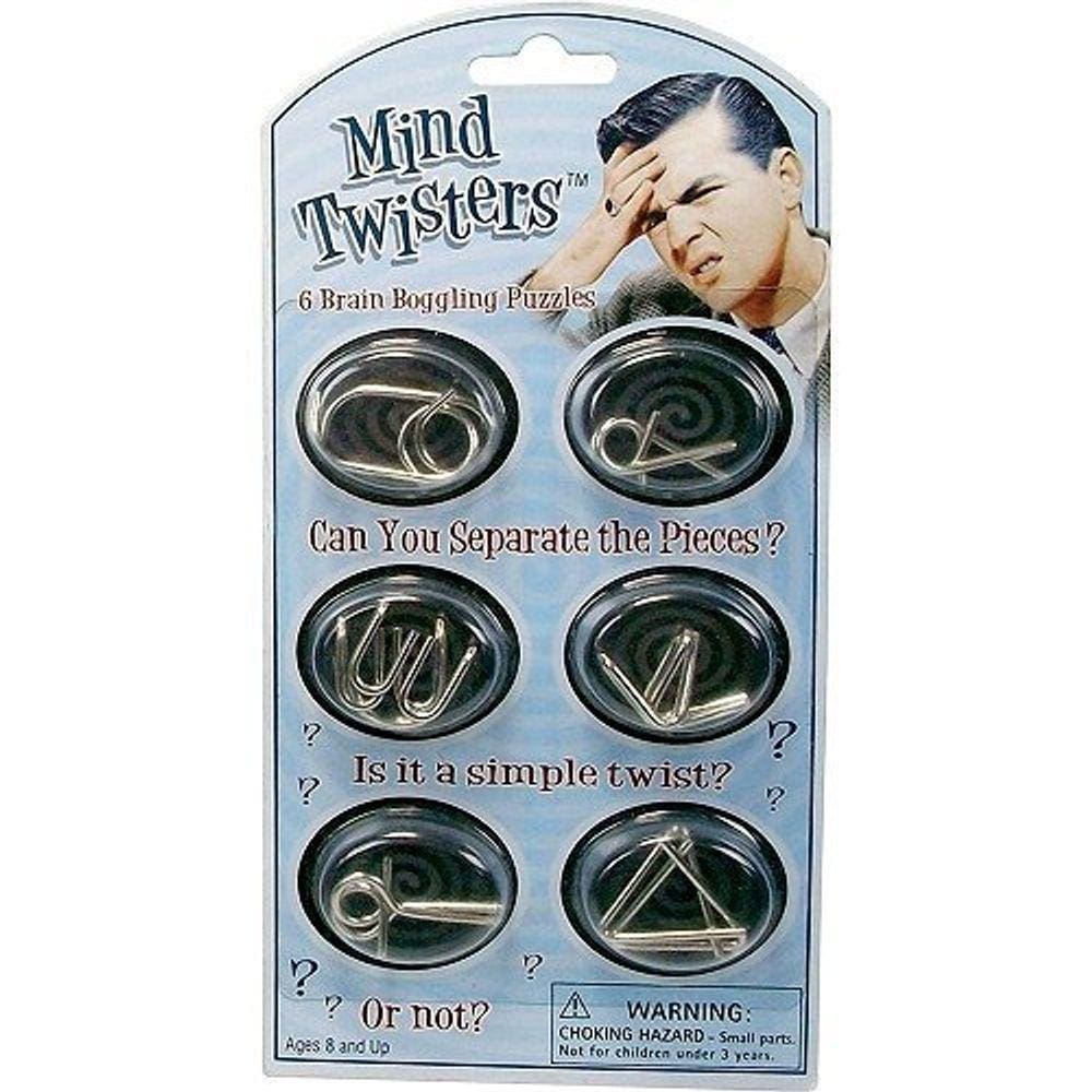 Brain Teasers Westminster Mind Twisters, pacote com 6