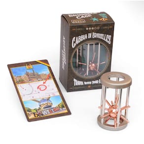 Puzzle Logica Puzzles Art. Gaiola de Bruxelas de metal fundido 3/6 duro