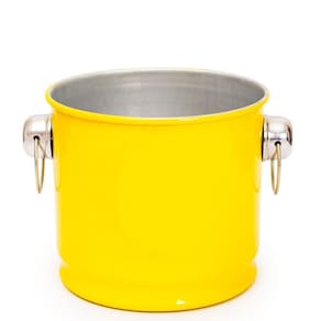 Balde De Gelo E Cerveja Em Alumínio 12L Grande Amarelo