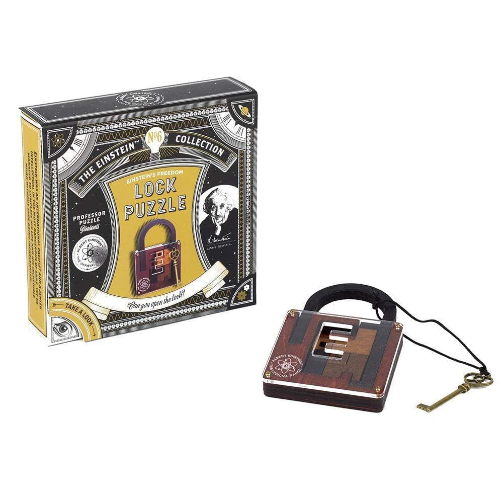 Puzzle Lock Professor Puzzle Coleção Einstein 3D Brain