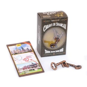 Puzzle Logica Puzzles Art. Metal fundido de Shangai Keys Difícil