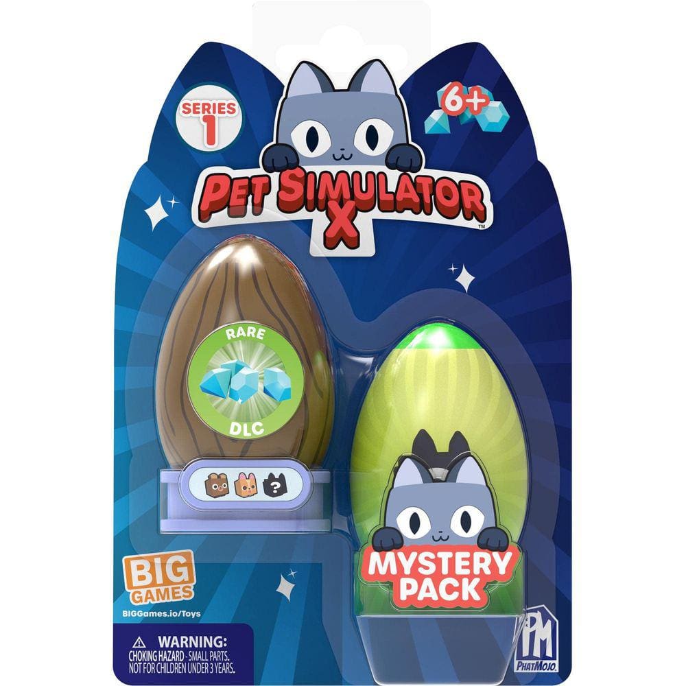 Pacote com 2 minifiguras Toy Pet Simulator X Mystery Pet, série 1