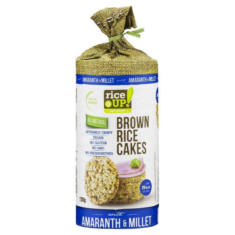 Biscoito Arroz Rice Up Milho/Amaranto 120G