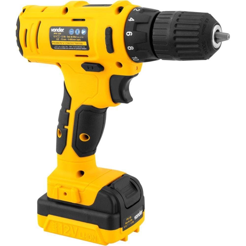 Parafusadeira à Bateria 3/8`` 12V BIV Pfv 120 Vonder